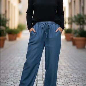 Old Navy Blue Denim High Rise Pants